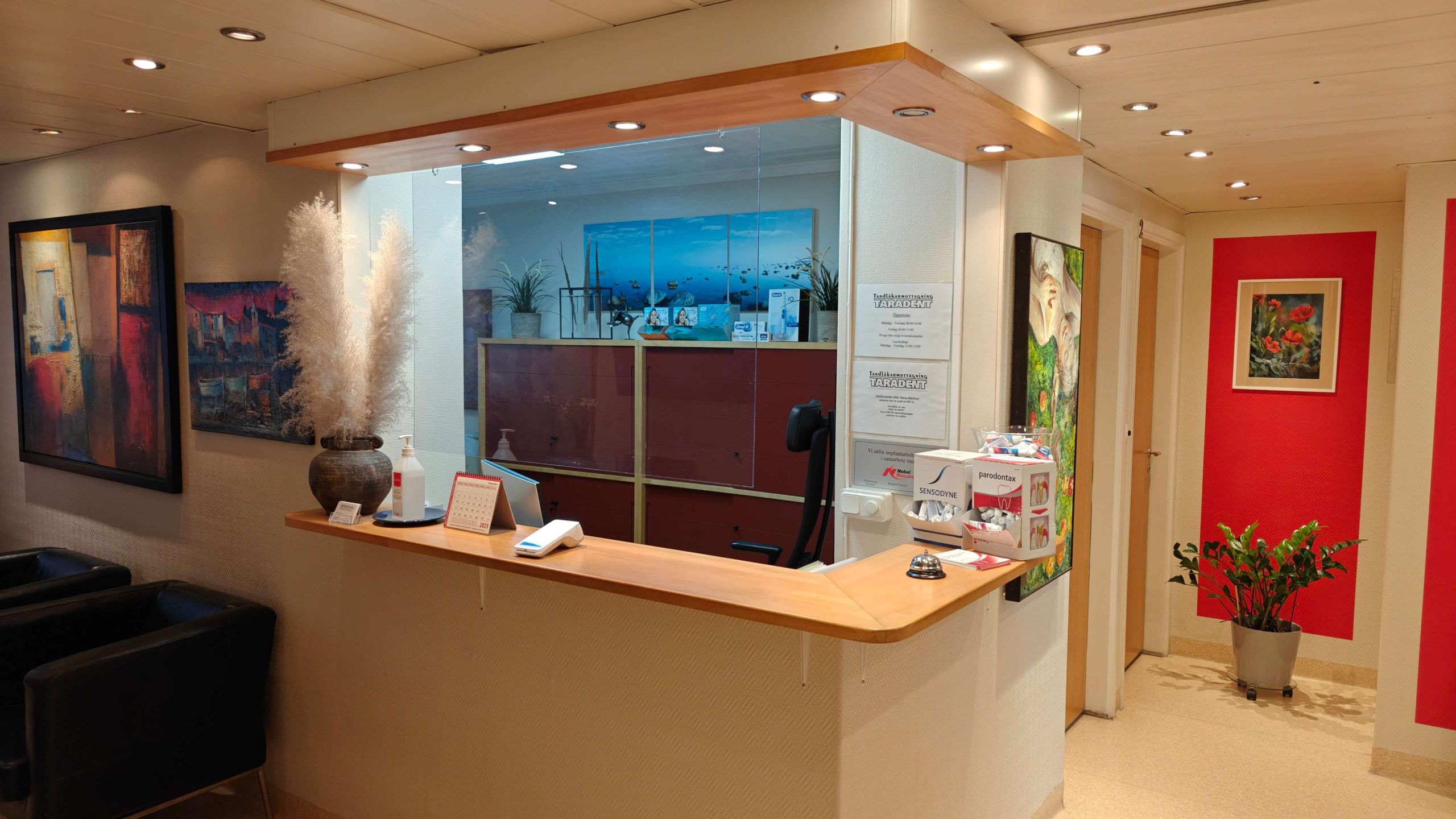 Taradent AB tandläkarmottagning i Köping.
