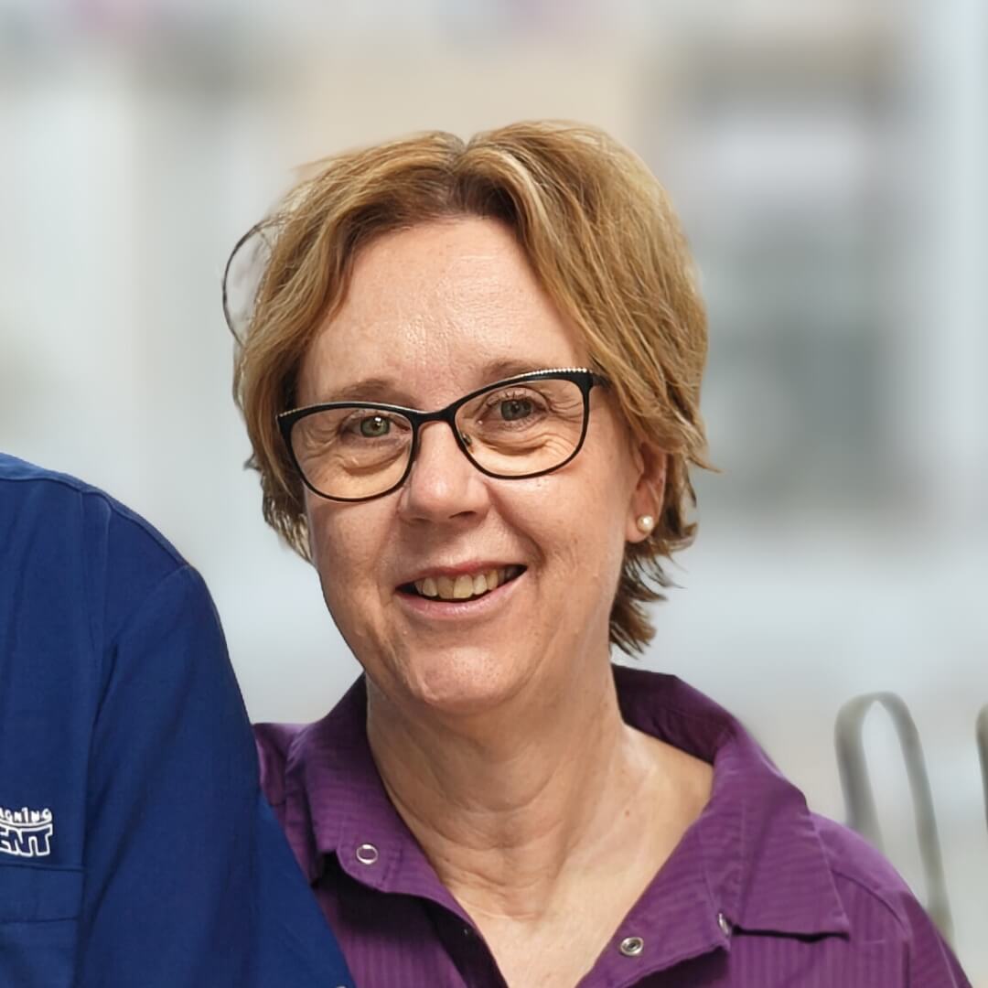 Tandsköterska i Köping Annette Eriksson på Taradent tandläkarklinik.